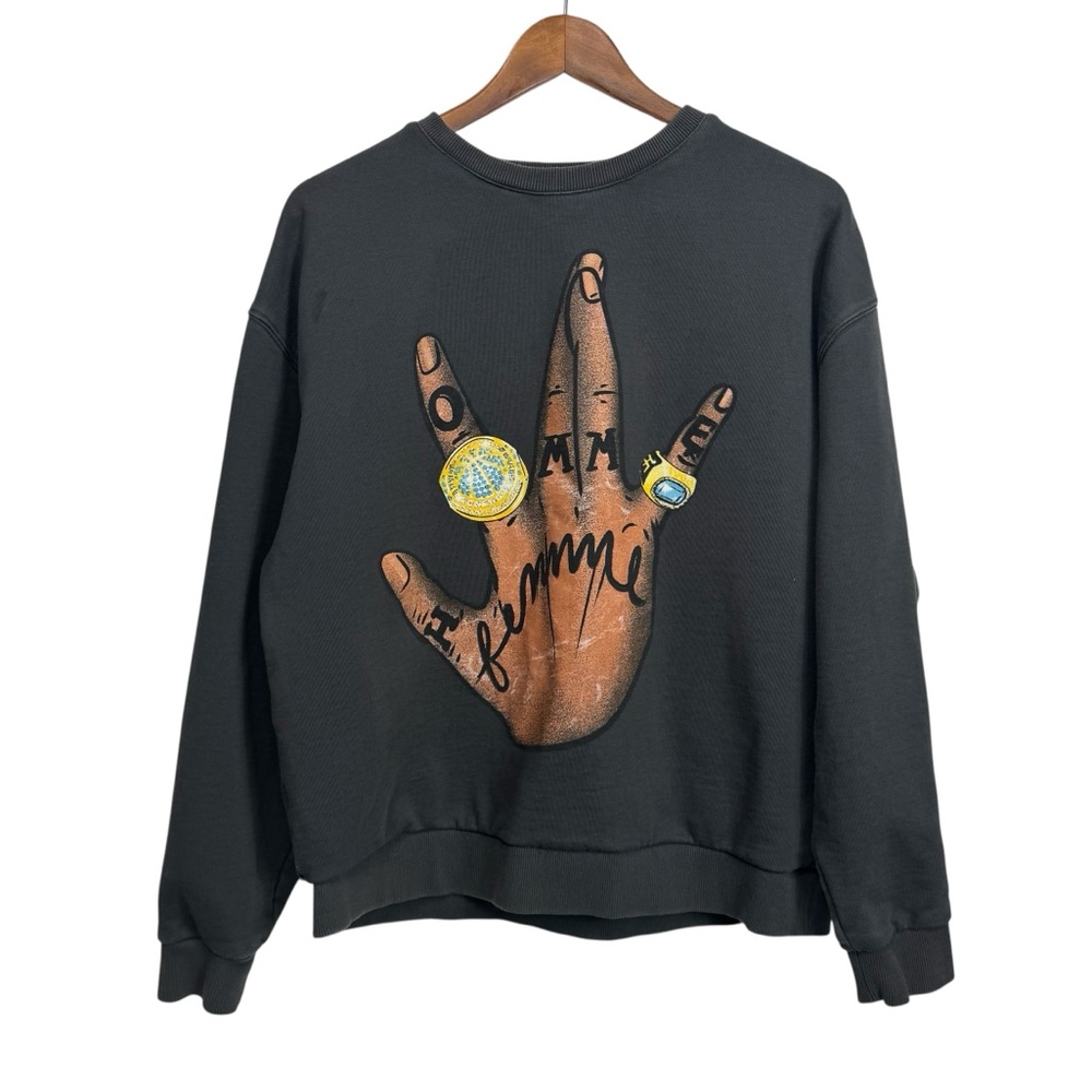 Homme + Femme - Twisted‎ Champs Crewneck Charcoal